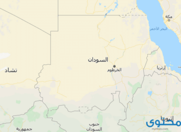 خريطة السودان