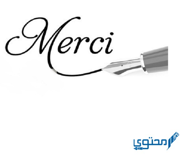 الرد على كلمة ميرسي merci