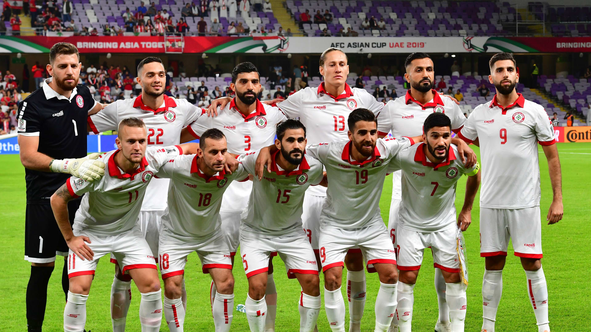 أحدث صور منتخب لبنان ولاعبيه