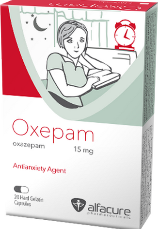 أقراص أوكسيبام (Oxepam) لعلاج أعراض القلق والتوتر