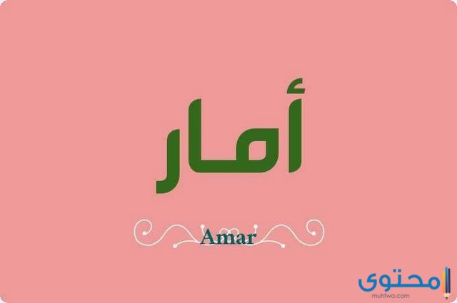 معنى اسم أمار (Amar) بالتفصيل