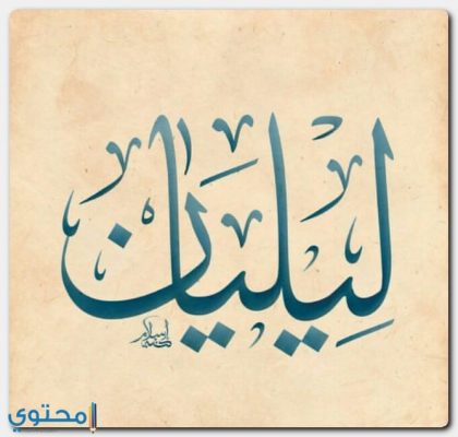 صفات حاملة اسم ليليان