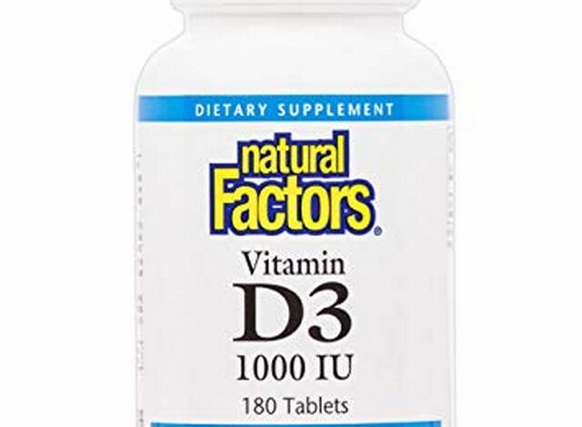 اقراص فيتامين د3 Natural Factors D3