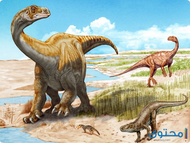 أنواع الديناصورات واسمائها