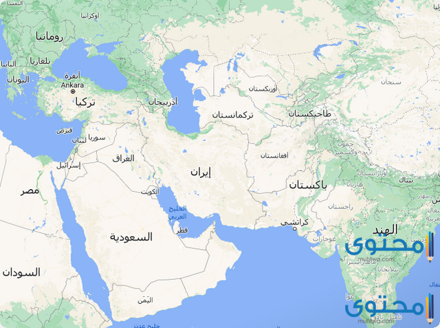 خريطة ايران