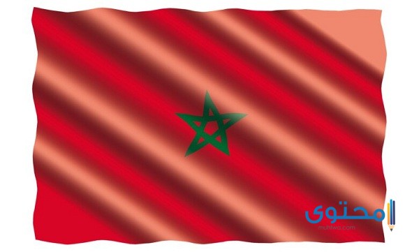 علم المغرب للتلوين10 رسومات علم المغرب للتلوين