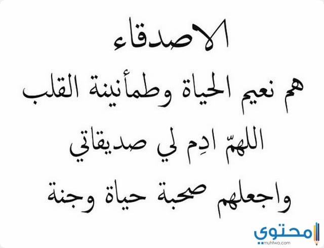 شعر عن الاصدقاء