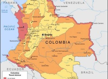 أسماء إدارات جمهورية كولومبيا