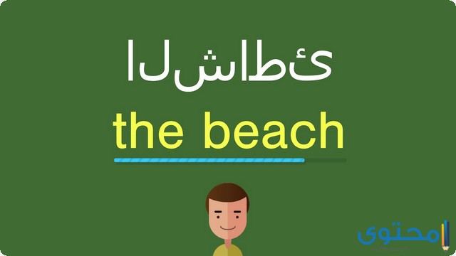 ما معنى كلمة beach بالعربي